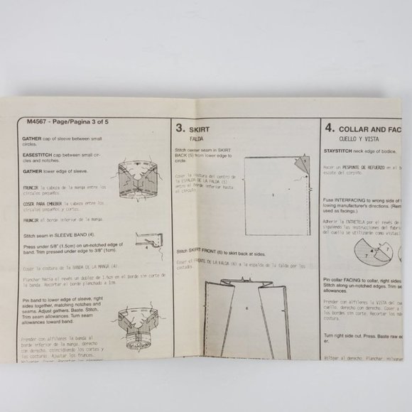 Easy Stitch'n Save Girl's Storybook Costumes Sewing Pattern Size 3-4, 5-6, 7-8 - Picture 8 of 13